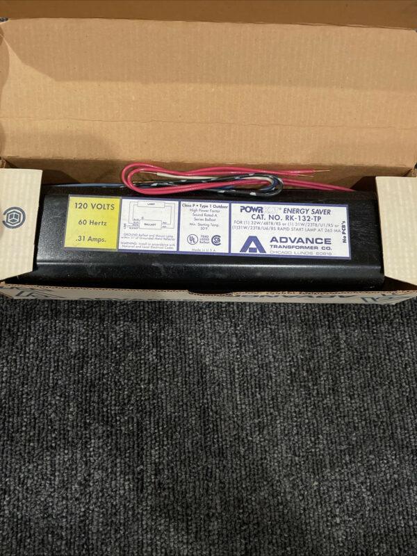 Philips Advance Two lamp T8 Electronic Ballast,RK-132-TP