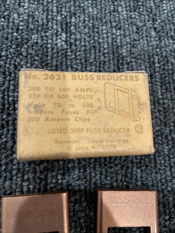 Lot of 2 Pair of Buss 2621 Reducers in Original Boxes – 4 Reducers Total