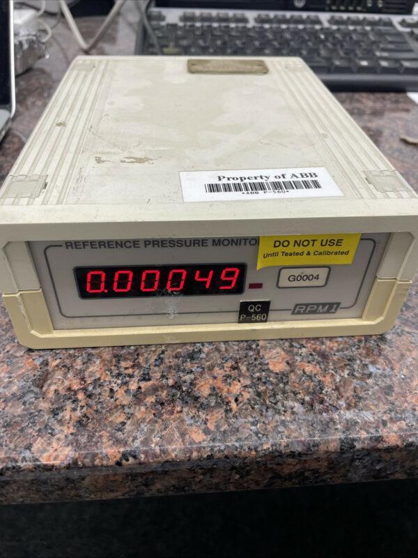 DH Instruments DHI RPM1 Reference Pressure Monitor Rpm1-g0015-r *NEEDS CALIBRATE