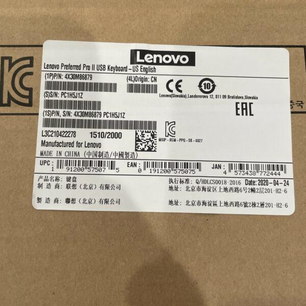Lenovo Preferred Pro II 4X30M86879 USB Wired Keyboard