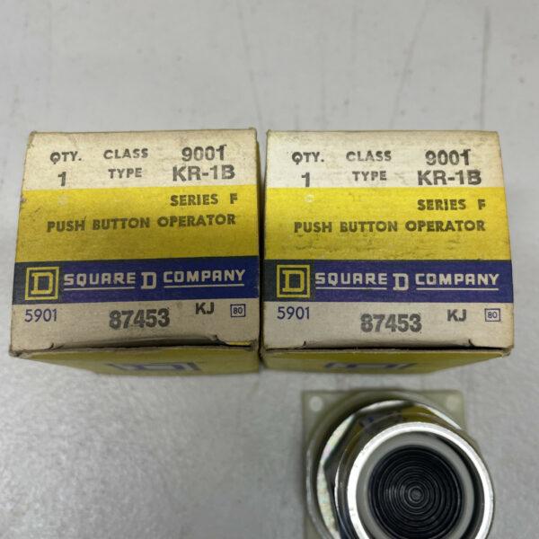 (2) Square D 9001 KR-1B Push Button Operator Series F