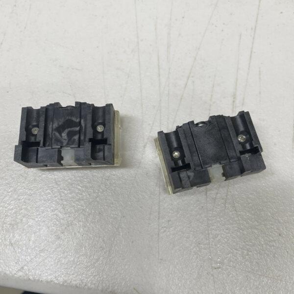 (2) ALLEN BRADLEY (1) 800T-XD2 Shallow Contact Block Ser D + (1) 800T-XD4 Ser E