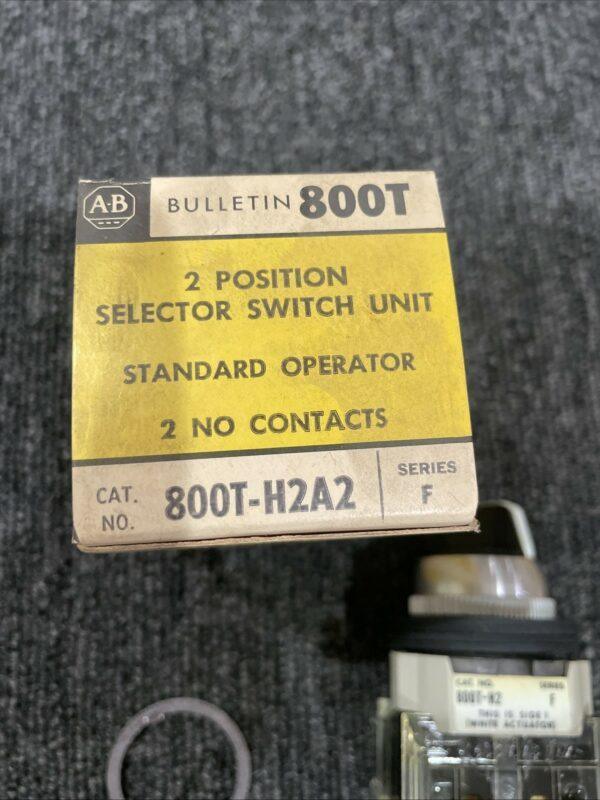 New Allen-Bradley 800T-H2A2 Position Selector Switch Series F