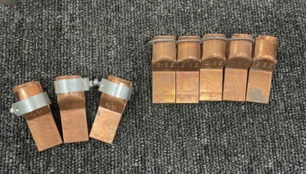 (3) Bussmann Buss No. 216 Fuse Reducer + (5) 216E *SEE PHOTOS* NOS