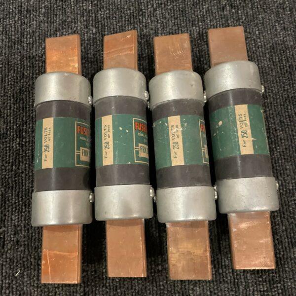 (4) Fusetron FRN 200 250V Dual Element Time Delay Bussman