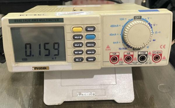 Protek B940 4000 count Bench Digital Multimeter RS232 Interface W/ Power Cord