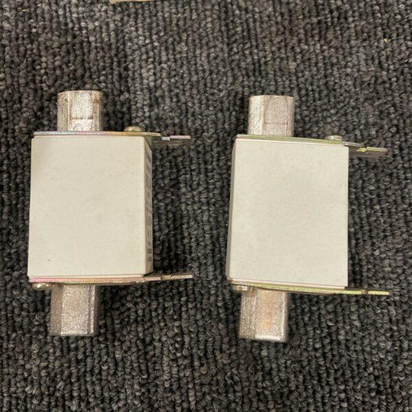 (2) LITTELFUSE NH00CG63, NH Fuse, 63 Amp, 500V AC