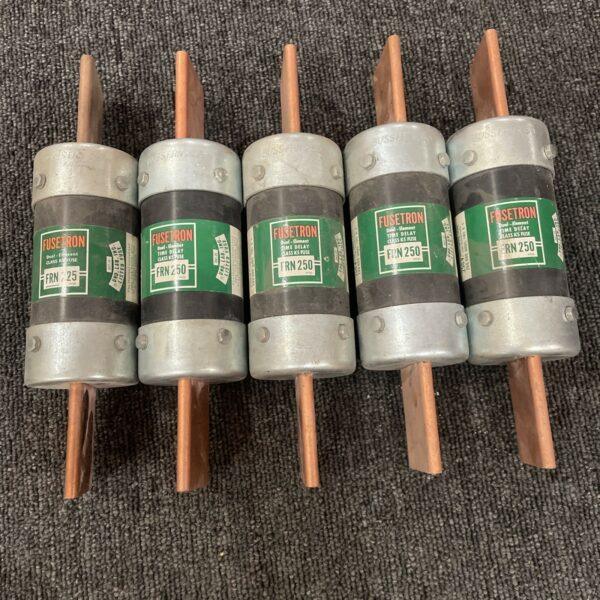 (5) FUSETRON FRN-225 225A, Dual Element