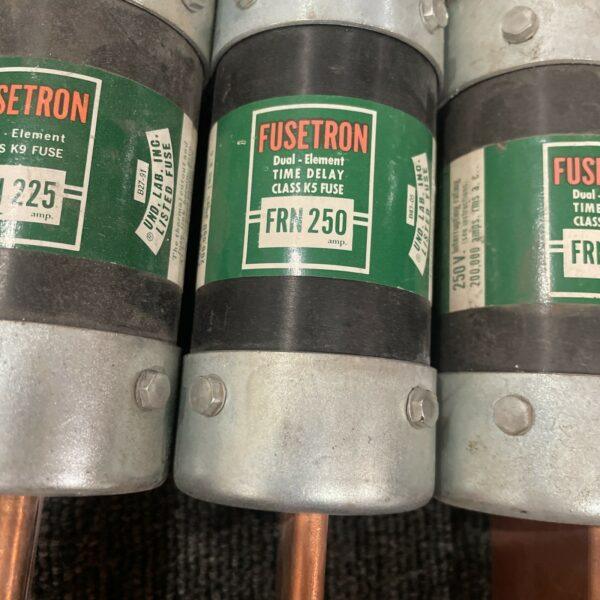 (5) FUSETRON FRN-225 225A, Dual Element