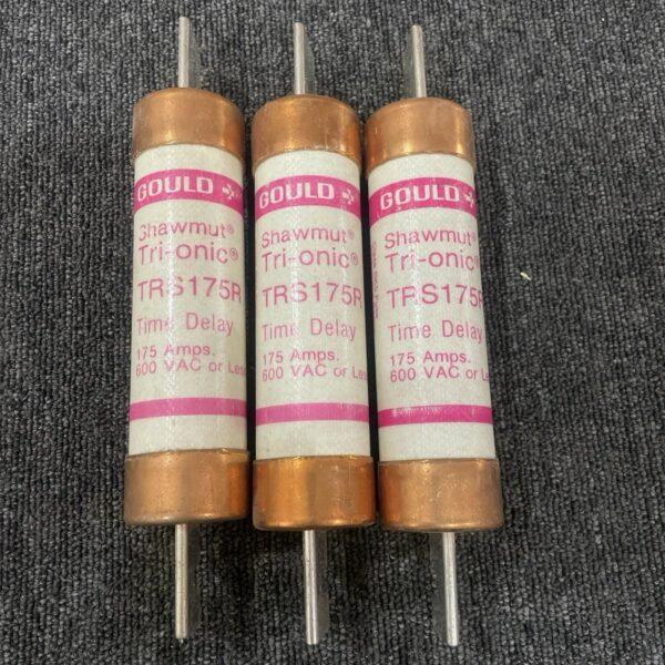 (3) Gould Shawmut TRS175R Tri-onic Fuse 175A 600V 175 Amp