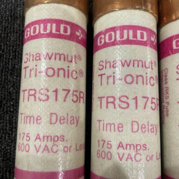 (3) Gould Shawmut TRS175R Tri-onic Fuse 175A 600V 175 Amp