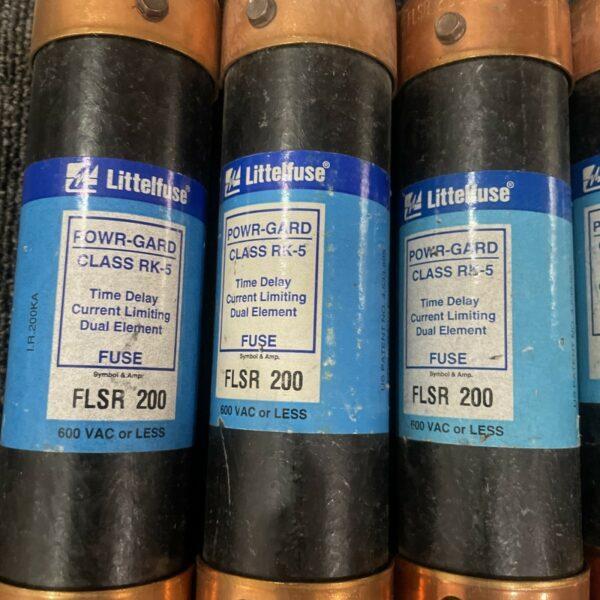 (7) Littelfuse FLSR 200 Class RK5 200 Amp Time Delay Fuses