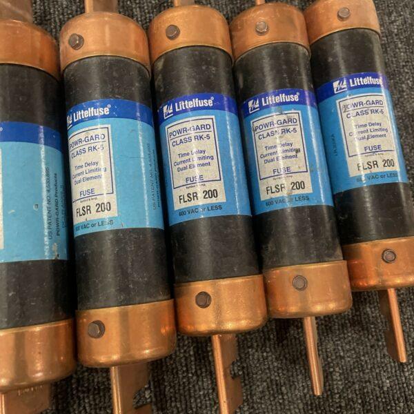 (7) Littelfuse FLSR 200 Class RK5 200 Amp Time Delay Fuses