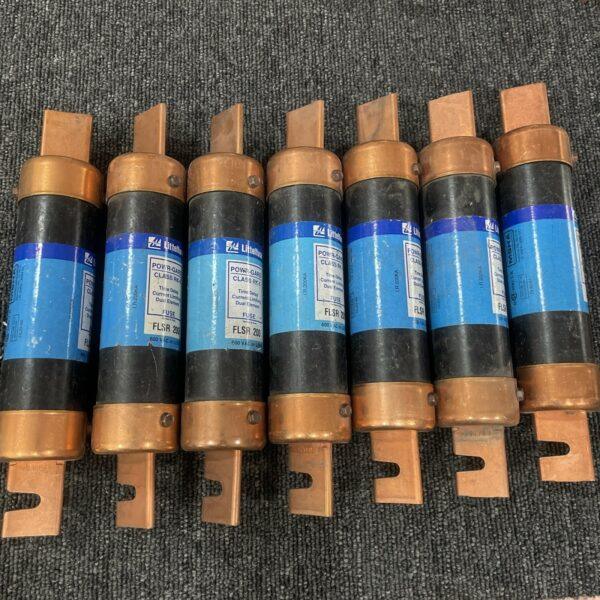 (7) Littelfuse FLSR 200 Class RK5 200 Amp Time Delay Fuses