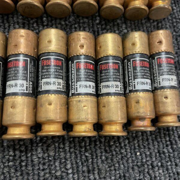 (14) BUSSMANN FUSETRON FRN-R-30 30A/250V NOS FREE SHIPPING