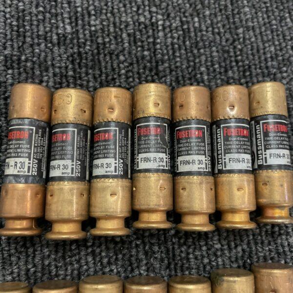 (14) BUSSMANN FUSETRON FRN-R-30 30A/250V NOS FREE SHIPPING