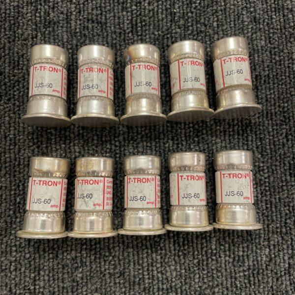 (10) Bussmann JJS 60 Series Tron Class T Fast Acting Fuse