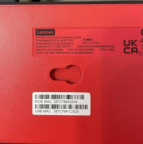 OEM Lenovo DK2131 ThinkPad Thunderbolt 4 Workstation Dock *w Power Supply 90w