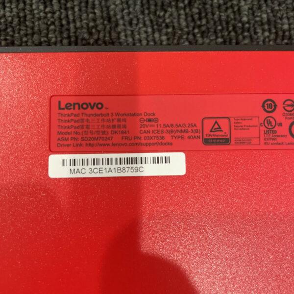 Lenovo ThinkPad USB-C ThunderBolt 3 Workstation Dock DK1841 40AN Dock only